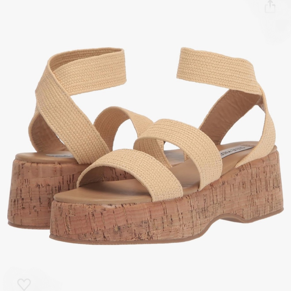 Steve Madden  Sashes Sandal, Raffia, 10